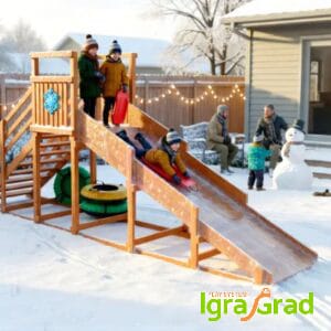 Зимняя горка "Snow Fox Start", скат 4 м