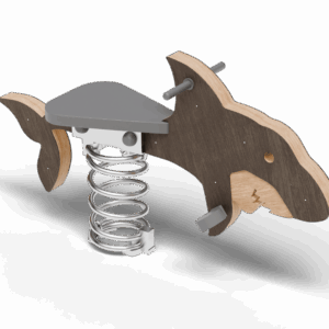 Качалка на пружине "Акула" арт.ЭК-ПР-А