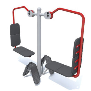 Уличный тренажёр Жим ногами сдвоенный