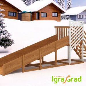 Зимняя горка скат 5 м мод.2