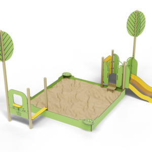 ПЕСОЧНИЦА С ГОРКОЙ арт.ЛЧ-ПС-04